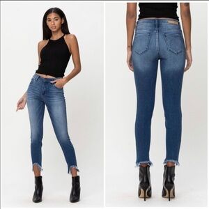 Cello JUNIORS MID RISE FRAY CROP SKINNY‎ JEANS